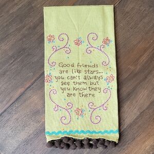 NATURAL LIFE NWT Embroidered Kitchen Towel